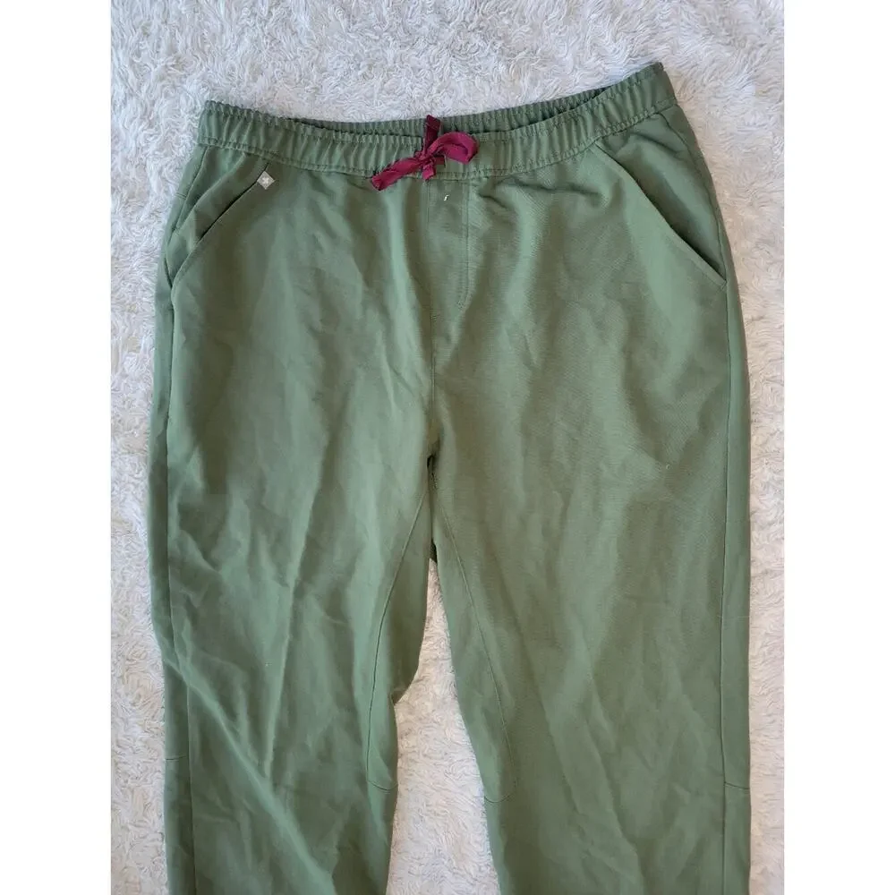 Figs Men’s Tansen Jogger Scrub Pants Dark Olive Size XL Tall